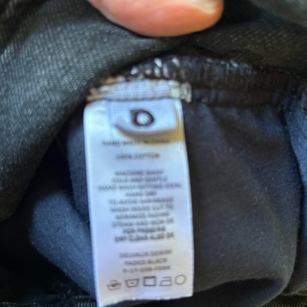 ROUCHA Delveaux faded black 100% cotton jeans Size D (XL) - Picture 3 of 5